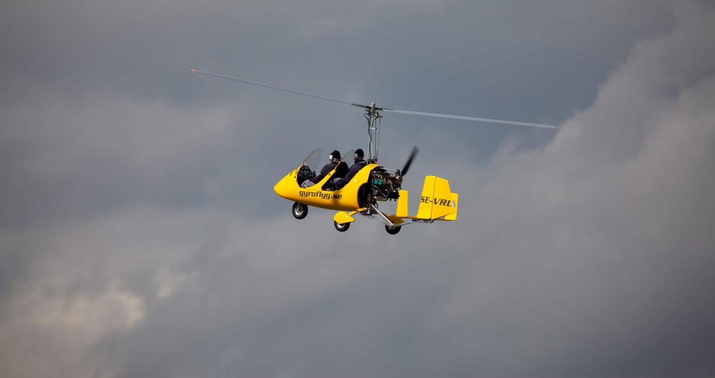 Höstlovsflyg: Prova Gyrokopter eller UL-flygplan (t.o.m. 25 år) — Söndag 1 november